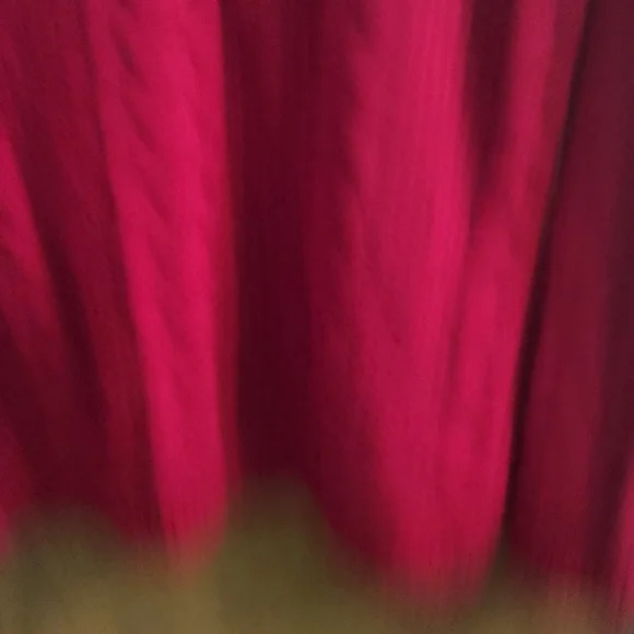 New York & Company Vibrant Red Cowl Neck Sweater - Picture 3 of 10